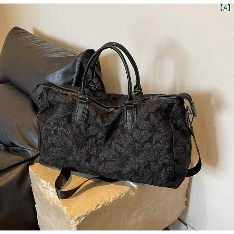 バッグ ハンドバッグ トラベル レディース短 距離 旅行 バッグ 2024 PUな大容量の 出張 トラベル 軽量 フィットネス ポータブル 荷物