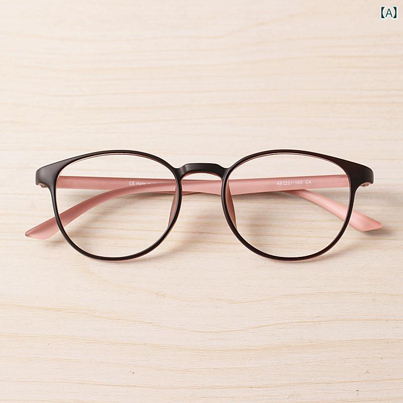 メガネ　フレーム　おしゃれ 韓国 軽量 近視 メガネ フレーム TR 90 レディース ラウンド レトロ 文学..