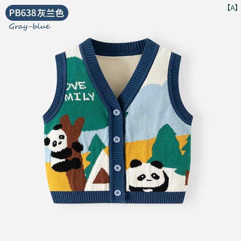 子供服　ニット　セーター 子供用 ベスト 春秋 スタイル 男の子 赤ちゃん おしゃれ セーター ファッシ..