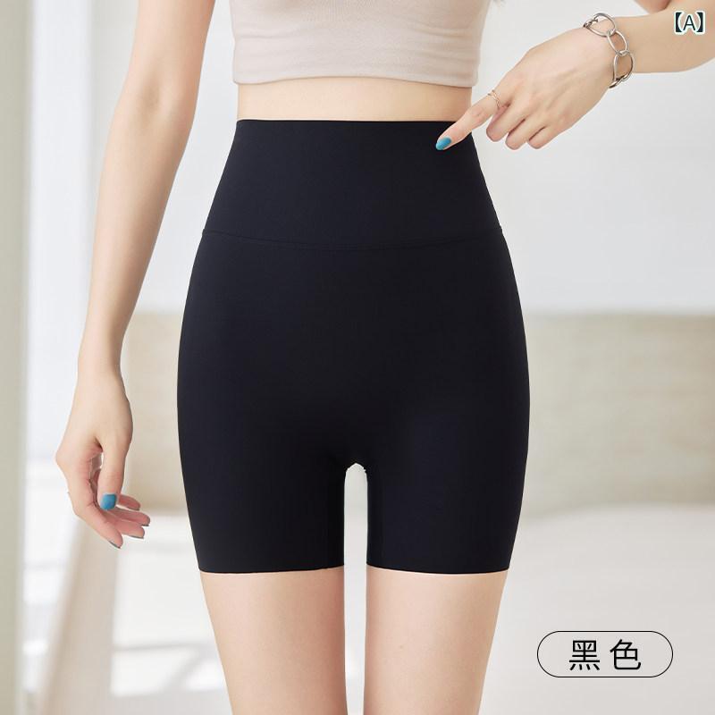 レギンス　パンツ　レディース キャットマン 3点 式 シャーク パンツ 夏 露出 防止 安全 レディース 下着 ハイウエスト シームレス 腹部 臀 部 ヨガ