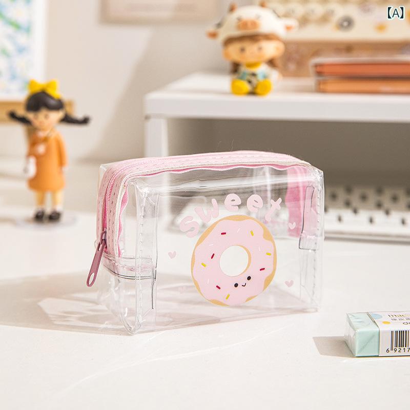 イヤホン　Bluetooth　コンパクト ポータブル クラッチ 防水 透明 カードホルダー アクセサリー ミニ 収納 バッグ イヤホン デジタル コインケース