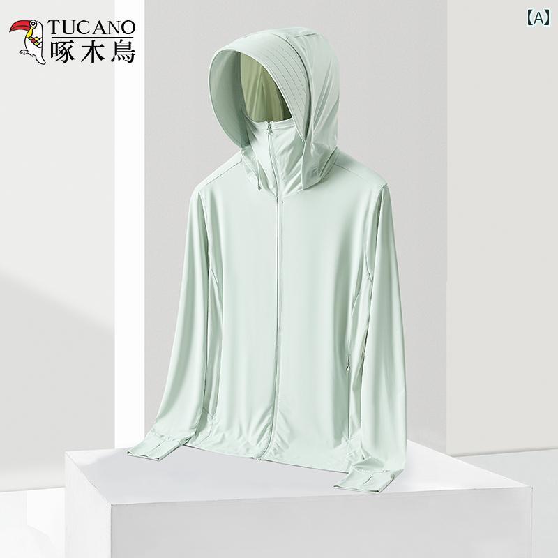 パーカー　薄手　カジュアル ウッドペッカー UPF 50 薄手 冷感 日焼け防止 服 レディース 夏 2025 紫外..