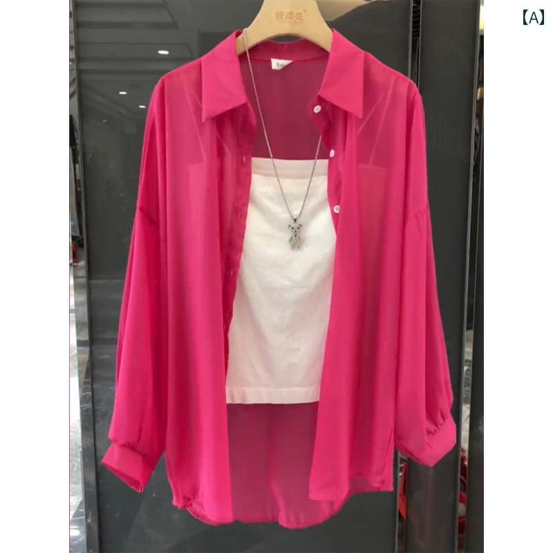 パーカー　薄手　カジュアル フランスの ファッション パール 糸 日焼け防止 服 レディース 夏 冷感 通..