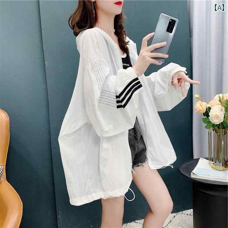 パーカー　薄手　カジュアル 冷感 フード付き 日焼け防止 服 女性用 夏用 薄手 ゆったり カジュアル 学..