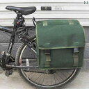 マウンテンバイク ホルダー バッグ 厚手 キャンバス マウンテンバイク 自転車 バッグ テールバッグ リア パニエ / キャメル フレーム ラック