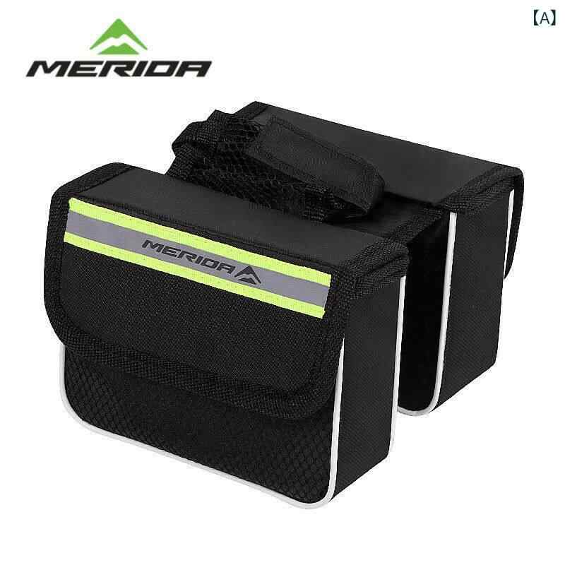 自転車　ホルダー　バッグ メリダ 正 マウンテンバイク ハードシェル フロント ビーム バッグ ロード バイク スマートフォン トップ チューブ 防水 サイクリング 自転車 用品