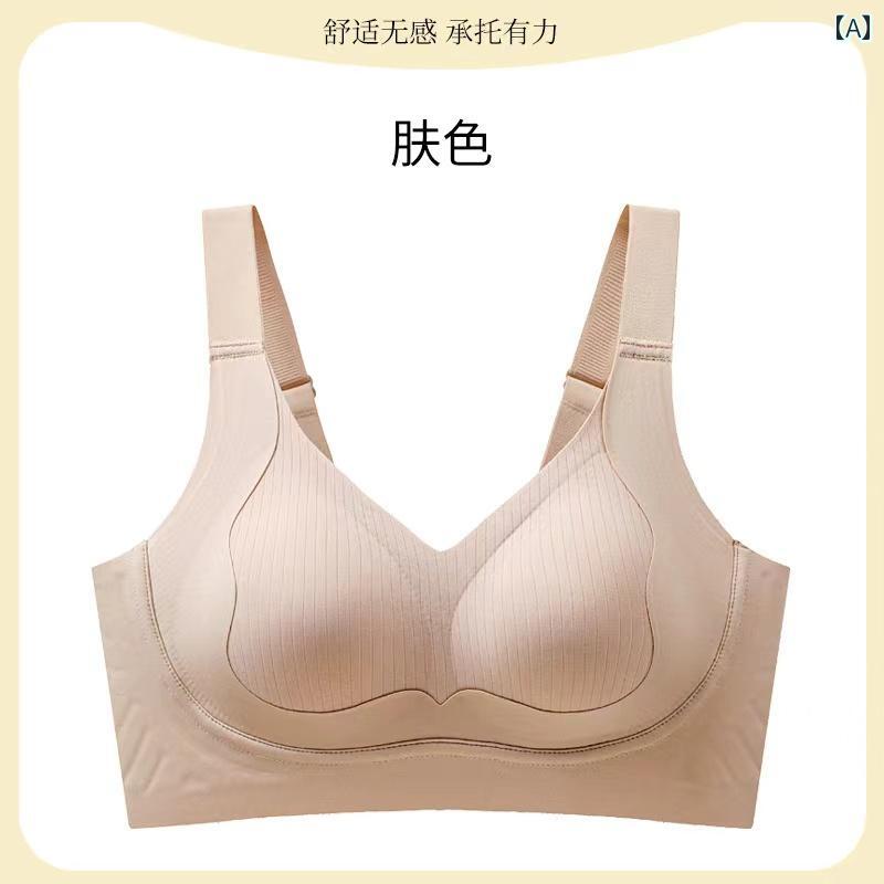 ブラ　女の子　思春期　 鉄 輪なしで 胸を 小さく 見せる 胸が 大きい レディース Gujin シームレス 下..