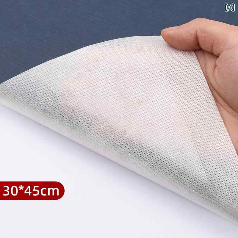 布　生地　無地　 水溶性の プリント 可能 自己 接着 布 刺繍不 織 擦り付け 水溶性 クロスステッチ トレーシング 転 写 紙 刺繍