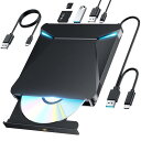 【2025革新型・6In1新モデル】 dvdドライブ 外付け cdドラ...(3)
