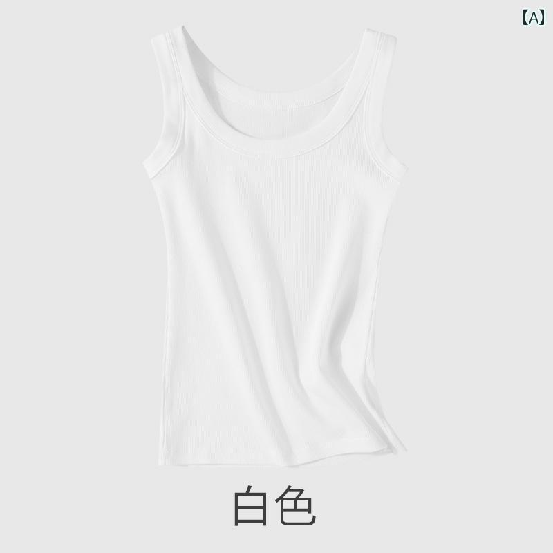 タンクトップ　レディース　ノースリーブ ディア アン フェン キャミソール ベスト レディース 綿 イン..