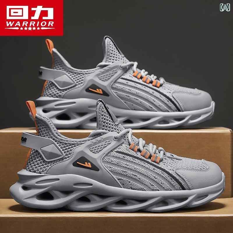 シューズ ランニング スポーツ 戦士 メンズシューズ 夏 通気性 メッシュ 薄型 シューズ メンズ 軽量 ランニング ソフト ボトム スポーツ レジャーお父さん ファッション