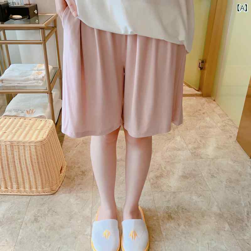 半袖　半ズボン　パジャマ 大きいサイズ パジャマ レディー スクール 冷感 モダール 夏 韓国 薄手 ショート パンツ ホーム カジュアル