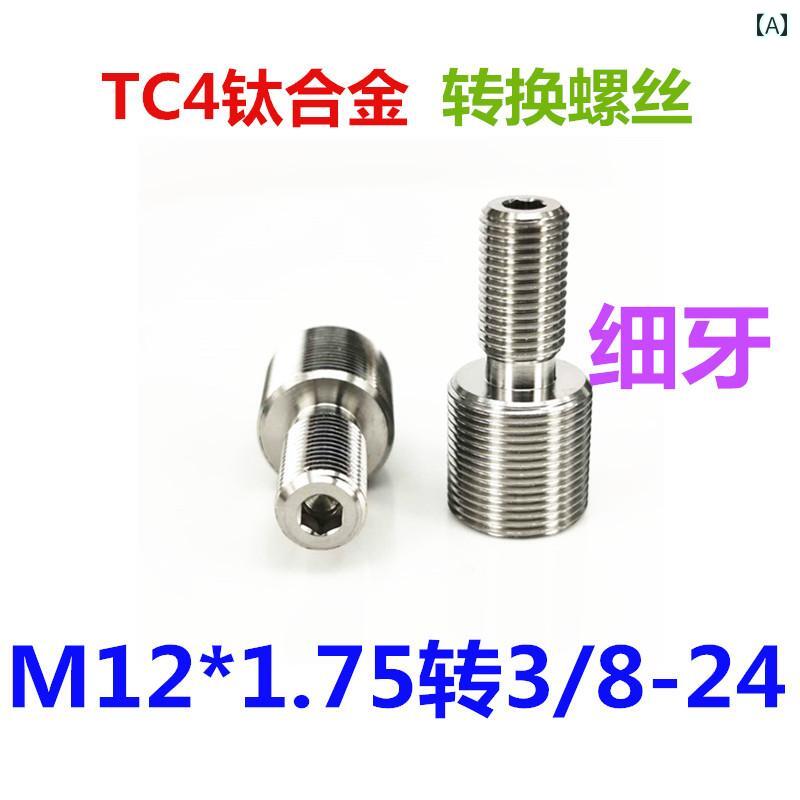 ネジ　ボルト　釘 音波 スクリュー マスク マシン 専用 TC 4 チタン 合金 変換 ネジ M 12から 3 / 8 16..