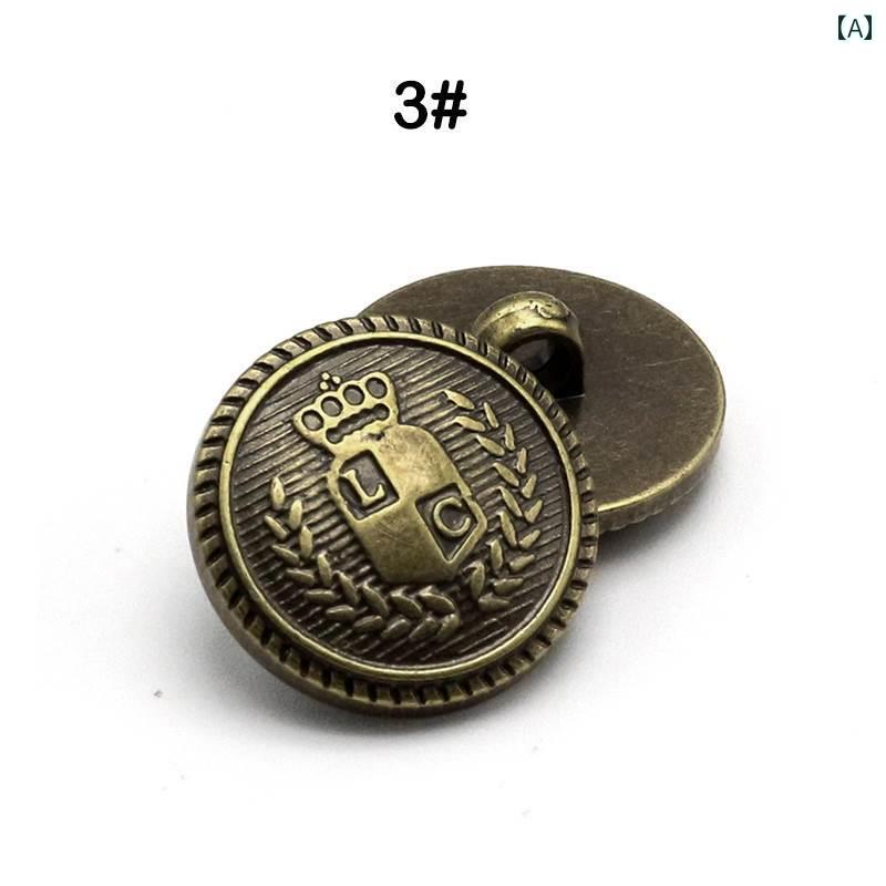 ボタン カジュアル アクセサリー レトロ プラスチック ボタン シャツ メンズと レディースの コート セーター ファッション ラウンド ジーンズ オーバー オール