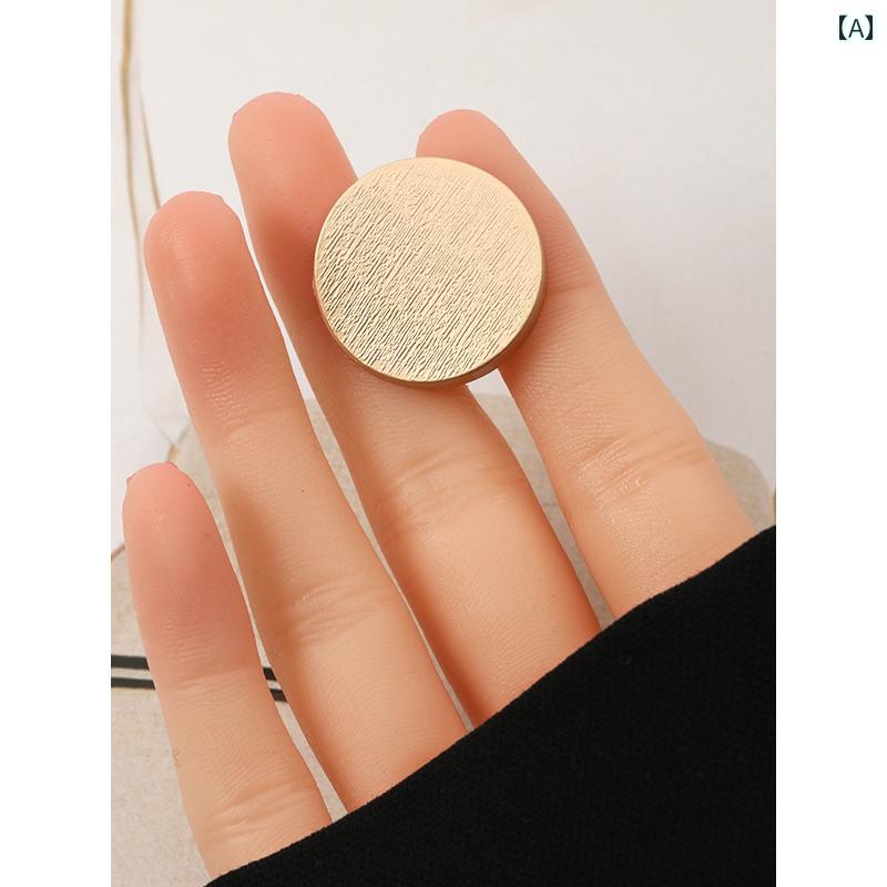 ボタン カジュアル アクセサリー 金属 バックルの メンズ レディースの 服の ボタン 丸い コート 高級 ウィンドブレーカーの セーターの ゴールドの スーツ ジャケット