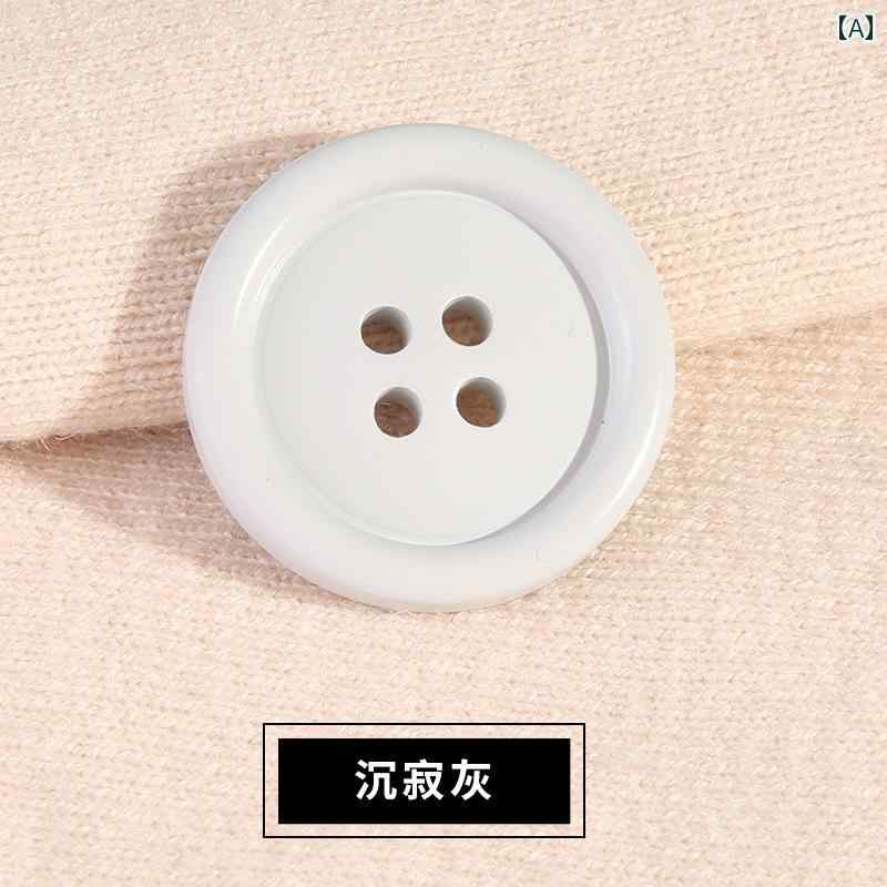 ボタン　カジュアル　アクセサリー 男女兼用 スーツ 高級 ボタン マット グレーブラウン コート ウインドブレーカー ジャケット 樹脂 パンツ 裏地