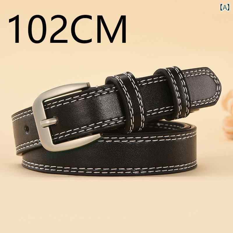 レディース　ベルト　カジュアル レディース 太い mm ベルト 実用的で エクストラ ロング ジーンズ 付..