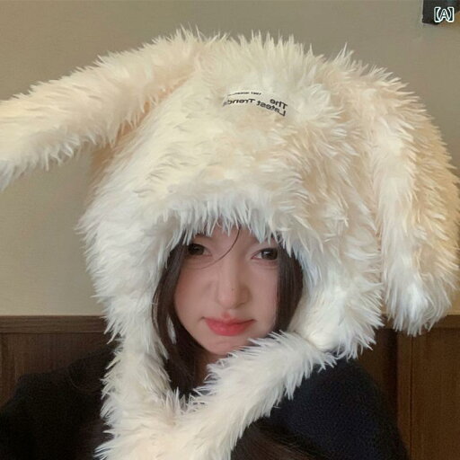帽子 うさぎ耳 かわいい 甘くて かわいい 長 毛の ウサギの 耳の 帽子の な 帽子 女性用 秋冬用 厚手で 暖かい 防寒 ネットの 雷 鋒 帽子 うさぎ耳 かわいい 甘くて かわいい 長 毛の ウサギの 耳の 帽子の な 帽子 女性用 秋冬用 厚手で 暖かい 防寒 ネットの 雷 鋒