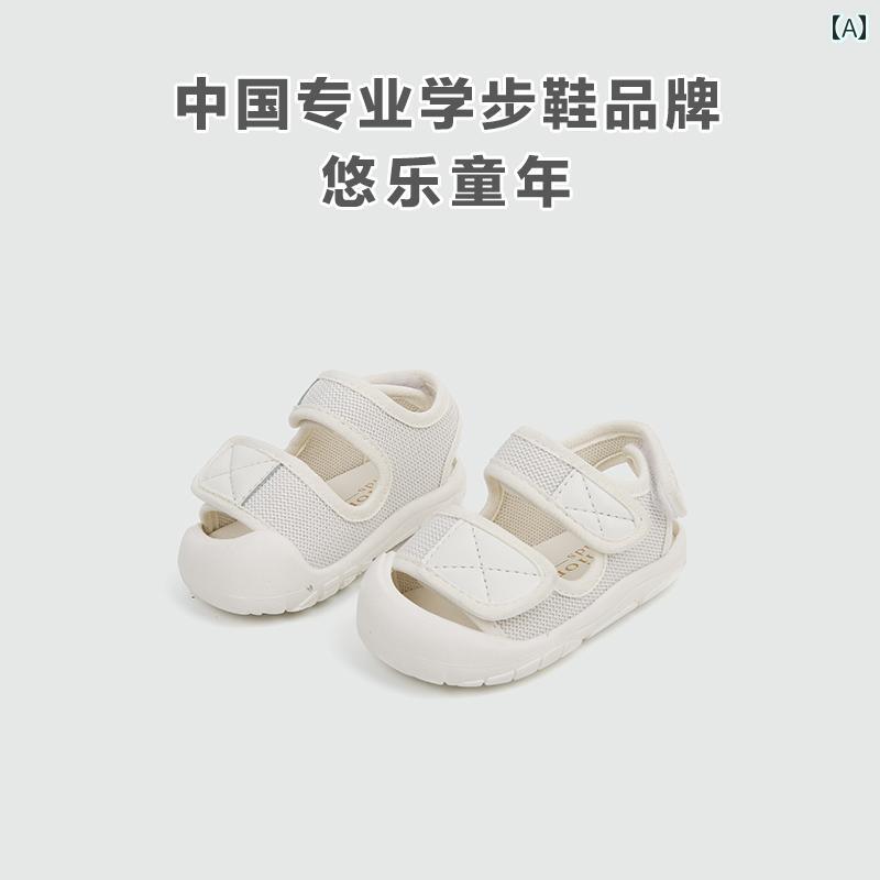 ベビー　シューズ　かわいい 女の子用の 夏用 ベビー サンダル 男の子 柔らかい 靴 底の 幼児用 シューズ 0 ～ 1 2歳の 乳幼児用 通気性の ある メッシュ