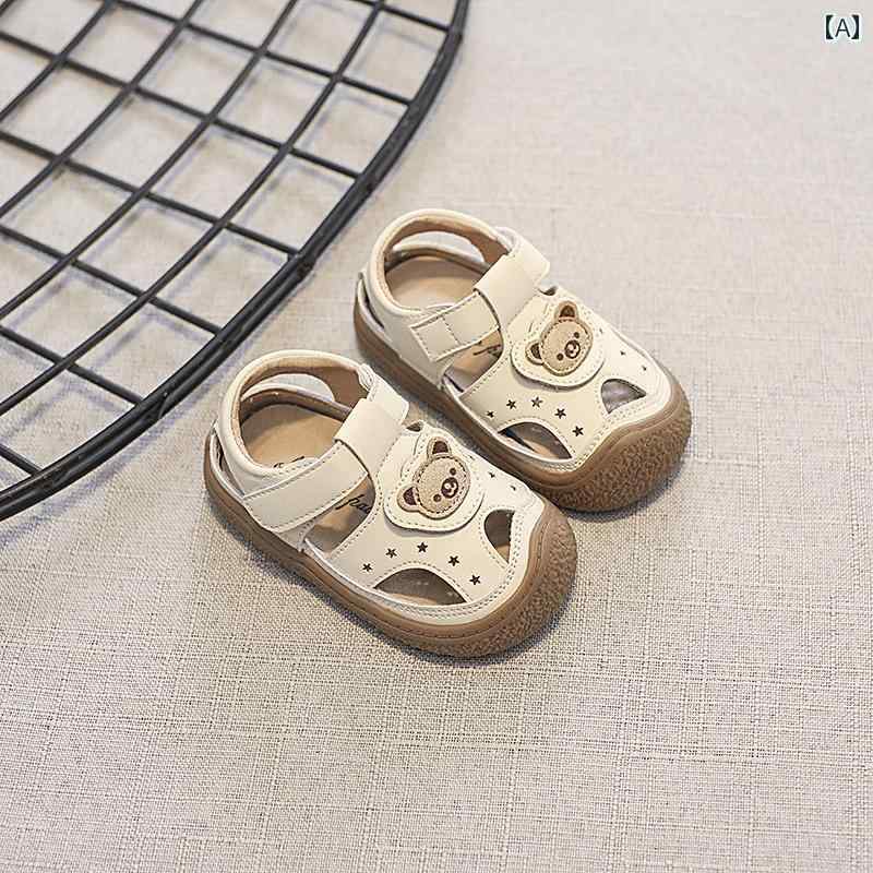 ベビー　シューズ　かわいい 男の子用 ベビー サンダル 幼児用 シューズ 1 ～ 2歳 夏用 子供用 ソフト ソール 通気性 女の子用 機能