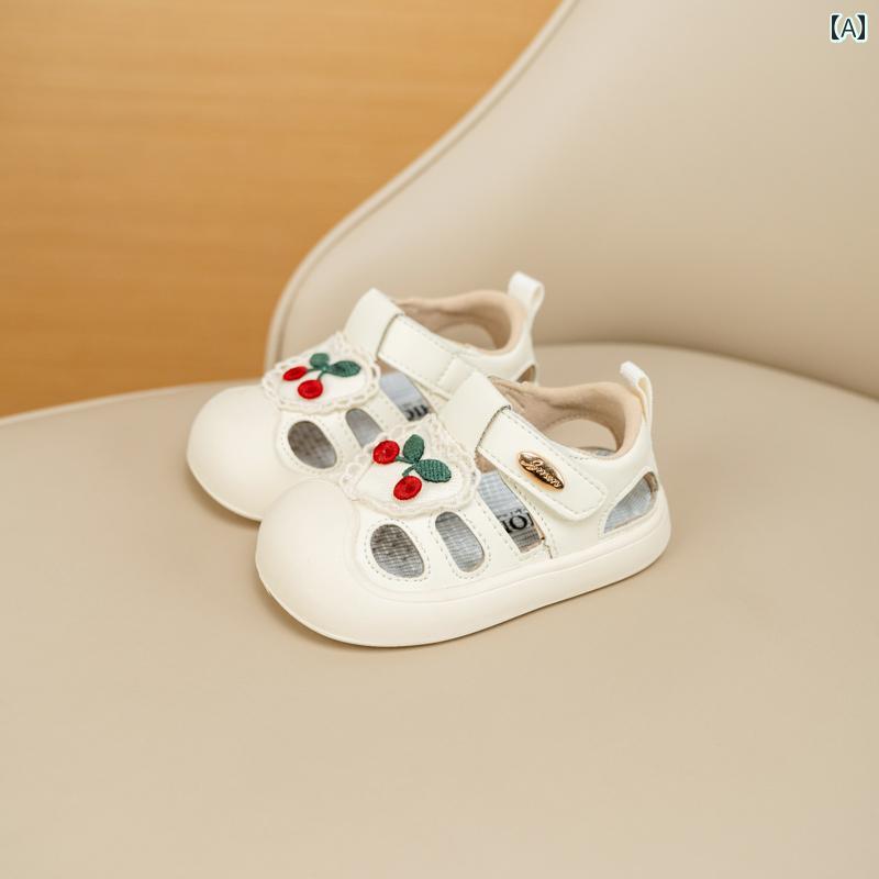 ベビー　シューズ　かわいい 男の子と 女の子 赤ちゃん 幼児用 サンダル 夏用 通気性の ある 柔らかい 底の 滑り止め ベビー シューズ 1 ～ 3歳の 子供用 通気性