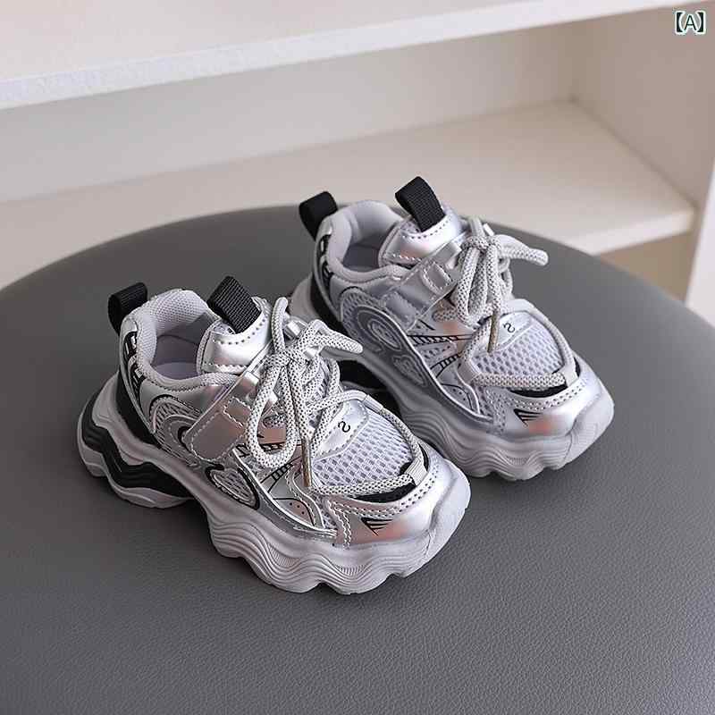 ベビー　シューズ　かわいい 子供 靴 春秋 男の子 通気性お父さん ソフト ソール ベビー 幼児 滑り止め..