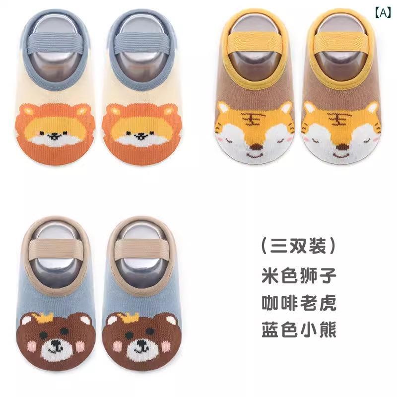 ベビー　シューズ　かわいい 春秋 ベビー ソックス 薄くて 通気性が あり 滑り止め 効果が 子供用の ス..