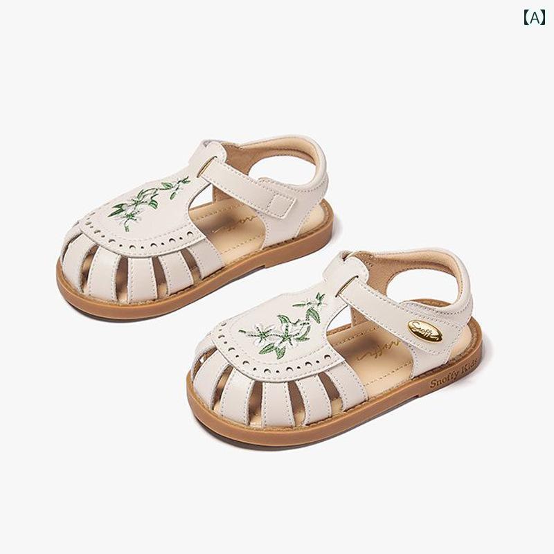 赤ちゃん　靴　シューズ ベビー ガールズ 夏用 ソフト ソール ファッション プリンセス シューズ 幼児 ..