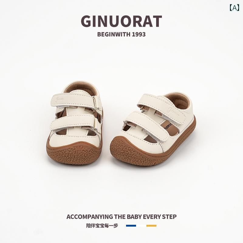 赤ちゃん　靴　シューズ 男の子用 ベビー サンダル 夏用 通気性 子供用 シューズ 柔らかい 底の つま先が 閉じた 幼児用 女の子用 シングル カジュアル