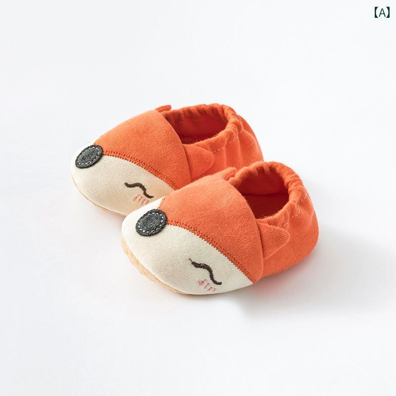 赤ちゃん 靴 シューズ 10ヶ月の 赤ちゃんの 学習 靴 春秋 夏 薄型 屋内 滑り止め ソフト ソール 落ちな..