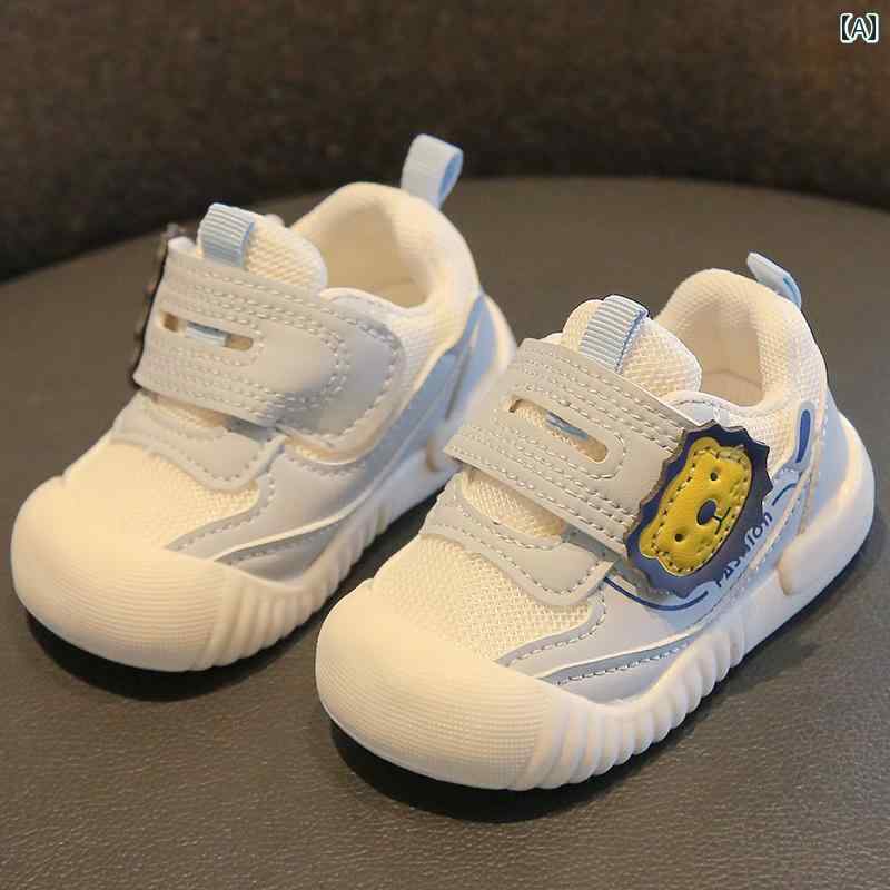 赤ちゃん　靴　シューズ 男の子と 女の子 幼児の 靴 ベビー シューズ 春 と 秋 幼児と 柔らかい 底 通気性の ある 013歳の 春の シングル