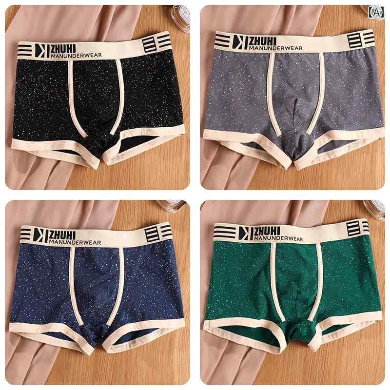 　ボクサーパンツ　下着　ショーツ メンズ 下着 綿 ボクサー ブリーフ 個性的 ボーイズ スポーツ ショ..