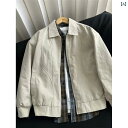 アウター メンズ ジャケット パーカ 春の メンズ向け アメリカン レトロ ワークウェア ジャケット デ コンストラクト ベースボール クリーン フィット シ...