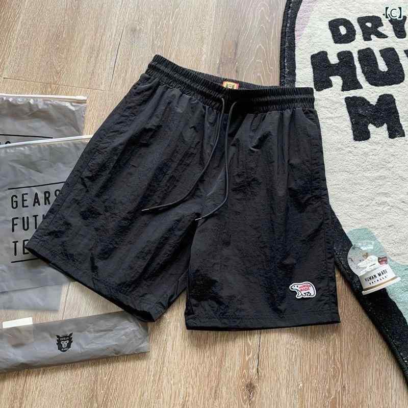 　ショート　ハーフ　パンツ　 NIGO メンズ 服 男女兼用 カップル向け 和風 シロク...
