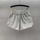 ショートパンツ ハーフパンツ グレーの 伸縮性 ウエストドローストリング スポーツ ショーツ 女性用 2025春夏 ハイウエスト ゆったり スリム aライン ...
