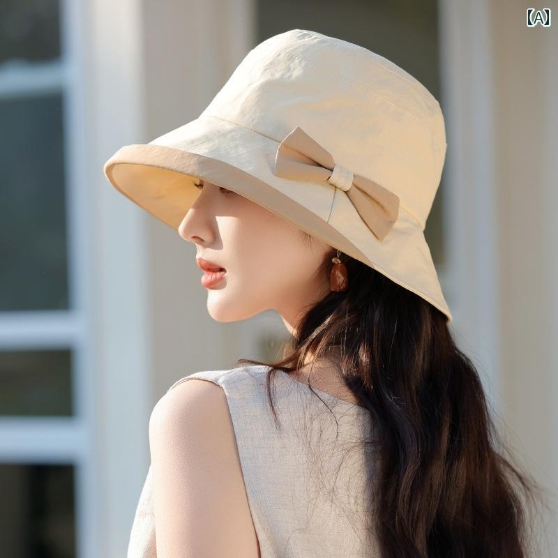 帽子 UVカット サンハット 2025年の女性向け日よけ帽子夏用のつば広と紫外線遮蔽機能付きのフィッシャ..