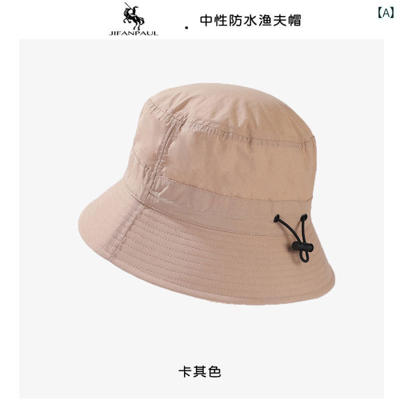 帽子 レディース サンハット 防水 漁師 帽子 サンハット 夏 薄手 速乾 アウトドア 登山 メンズ カウボーイハット レディース