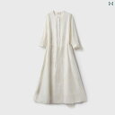 ワンピース ドレス レディース 25 春 6 A 桑 絹 綿 / 重 刺繍 マルチ シーズン ウェア ラウンドネック ウエスト ライン お姫様 ドレス