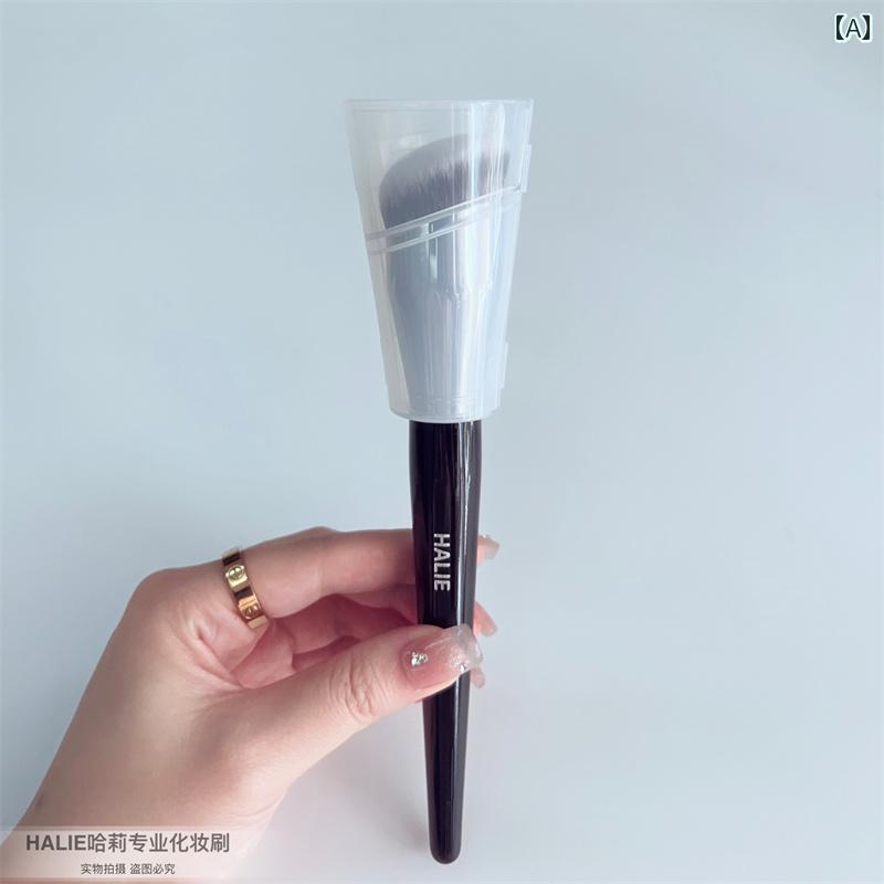 メイク ブラシ セット 非常に 使いやすい 丸型 ヘッドの 大型 ファンデーション ブラシ カバー 付き 斜め 丸型 ヘッドの 輪郭 ブラシ リキッドファンデーション ブラシ 跡が 残らない メイク ブラシ