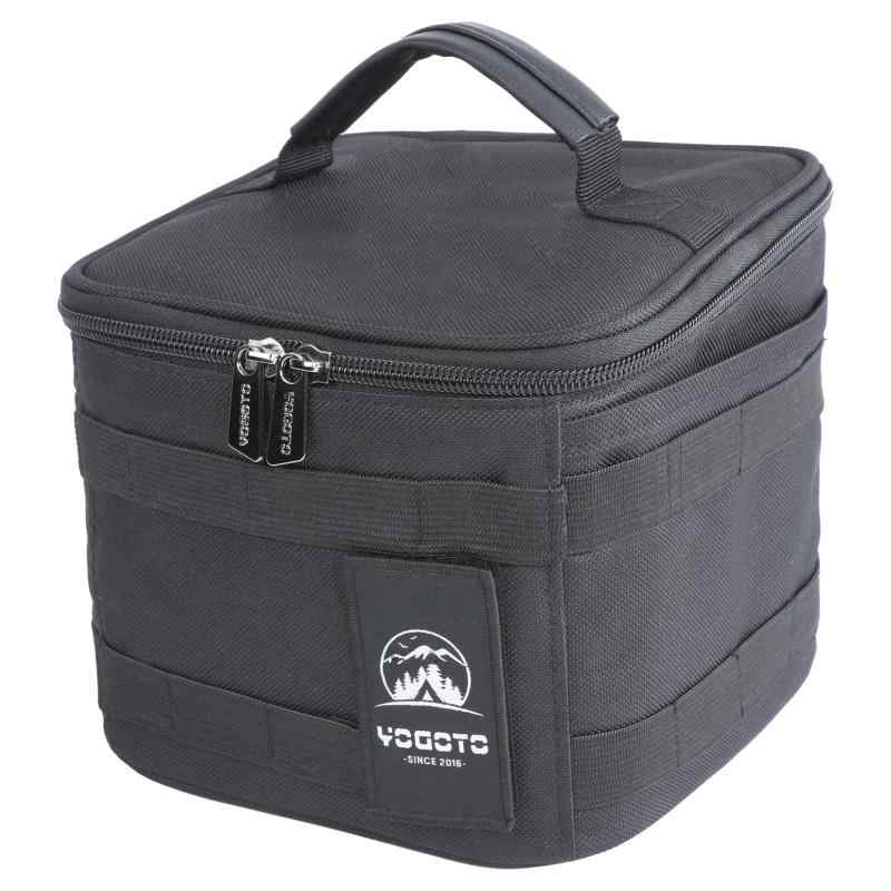 【YOGOTO】 スパイスボックス アウトドア キャンプ BBQ 調味料ケース 仕切付き