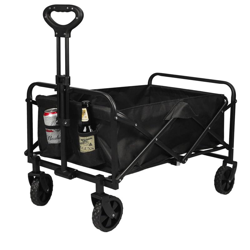 キャリーワゴン アウトドアワゴン 折りたたみ キャリーカート キャンプカート 折り畳み 簡単組立 ワン..