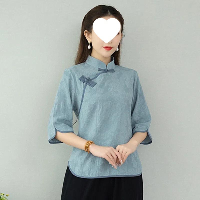 Tシャツ レディース トップス 七分袖 カットソー 綿麻 ゆったり 大きいサイズ 体型カバー 着痩せ 秋服 春秋 チュニック ブラウス レトロ 無地 カジュアル ナチュラル シンプル リラックス感 柔らかい 通気性 快適 通勤 お出かけ 普段着 体系カ