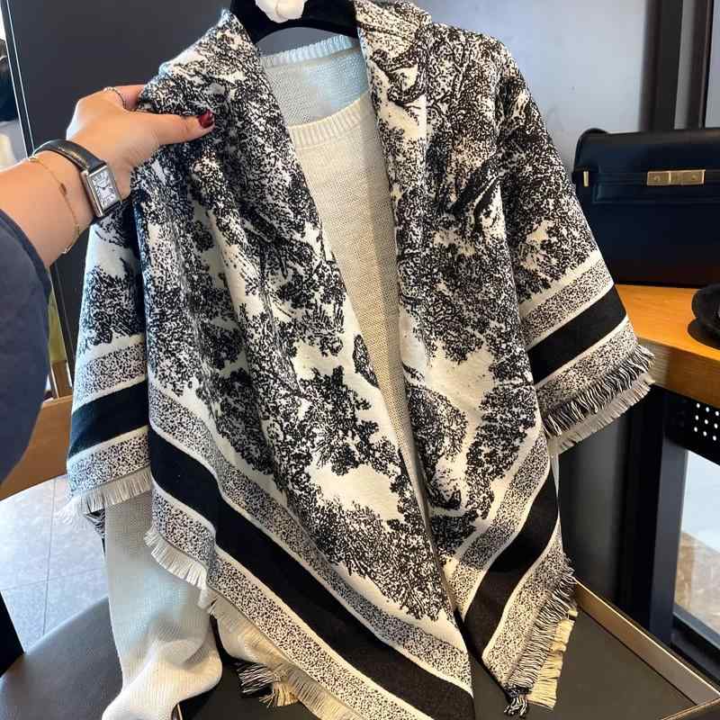 両面は カシミヤの ジャングルの 動物の 極めて 簡単な の 大きい 方の スカーフの...