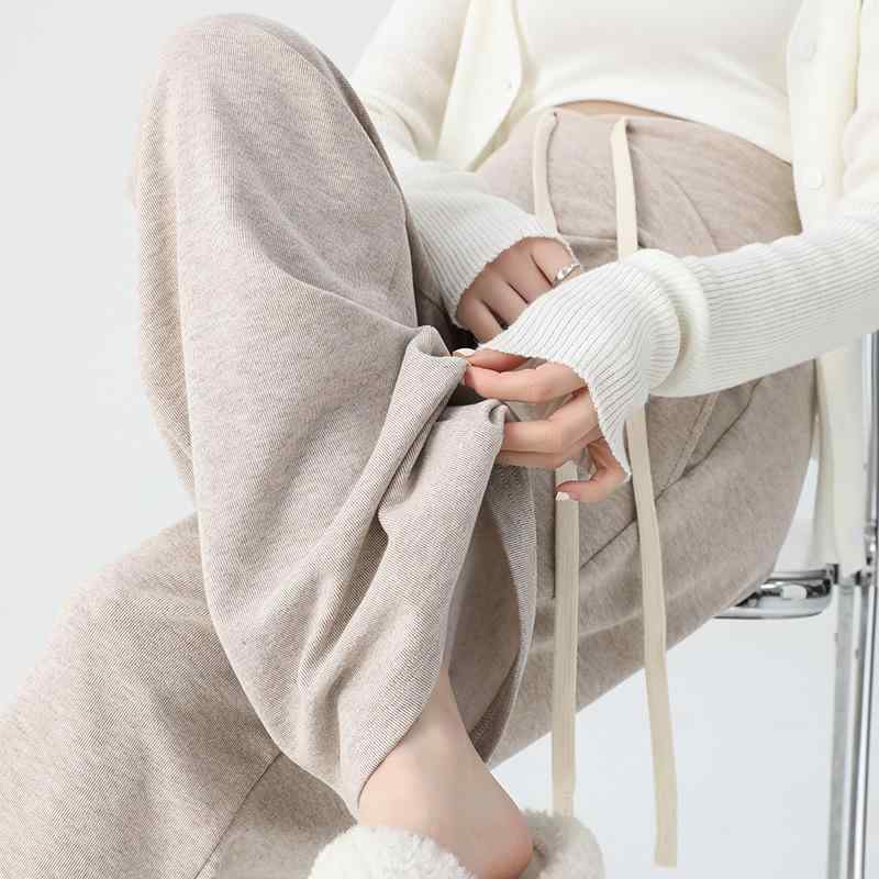 マタニティパンツ レディース 春秋 ゆったり ワイドパンツ 妊婦服 長ズボン ストレッチパンツ ボトムス 体型カバー 大きいサイズ 大きめ サイズ 妊娠初期 伸縮性 高弾力 快適 動きやすい カジュアル 無地 着痩せ 部屋着 ママ用 お腹周りサポート シン