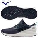 ランニングシューズ ミズノ MIZUNO EZRUN CG J1GE203810 ネイビー×グレー