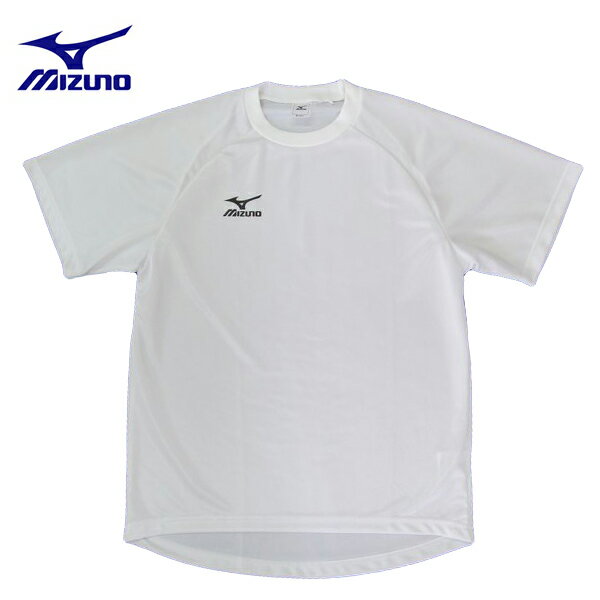 ミズノ Tシャツ ゲームシャツ サッカーウェア メンズ半袖シャツ P2JA400201 ホワイト Sサイズ