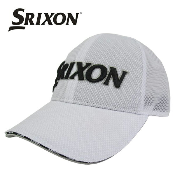 ゴルフキャップ　スリクソン　ゴルフウエア　帽子　キャップ　SMH3133X　WHT　ホワイト