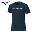 ミズノ バレーウェア プラクティスシャツ 半袖 N-XTプラクティスシャツ ユニセックス V2MAA00114 ドレスネイビー
