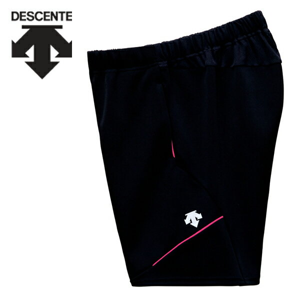 バレーパンツ　デサント　バレーボールパンツ　レディース　DSP1101WB　BPK　ブラック×ピンク