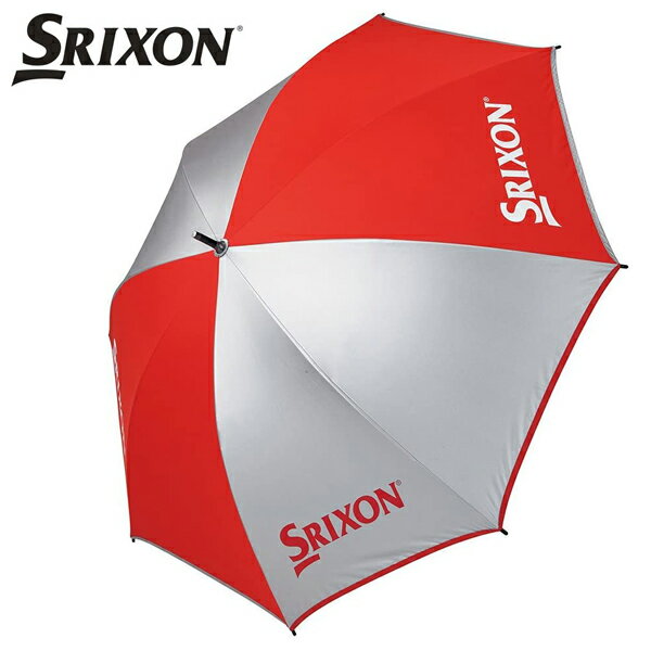 スリクソン　パラソル　銀パラソル　アンブレラ　晴雨兼用　UVカット　GGP-S005　レッド　65cm